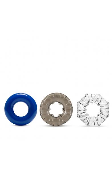 Stay Hard - Triple Stretch 3 Pack Cock Rings