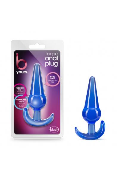 B Yours - Large Anal Plug - Blue
