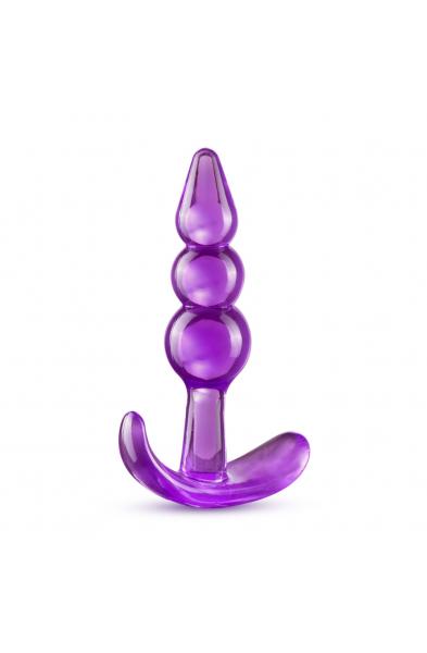 B Yours - Triple Bead Anal Plug - Purple