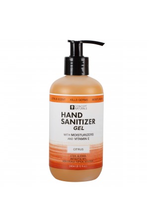 Concept Naturals Hand Sanitizer Gel - Citrus -  8.12 Fl. Oz.