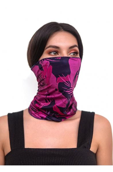 Face/ Neck Bandana - Floral Print - One Size
