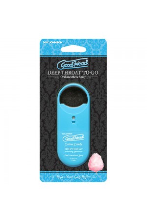Goodhead - Deep Throat Spray to-Go - Cotton Candy - 0.30 Fl. Oz.