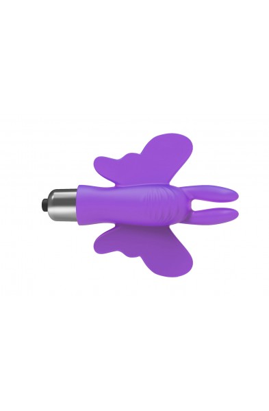 The 9's Flirt Finger Butterfly Finger Vibrator - Purple