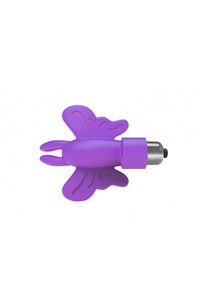 The 9's Flirt Finger Butterfly Finger Vibrator - Purple