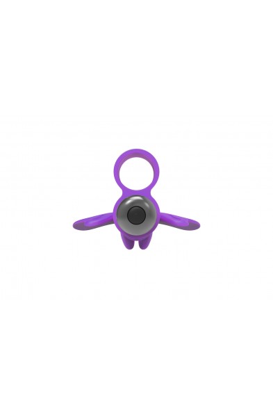 The 9's Flirt Finger Butterfly Finger Vibrator - Purple