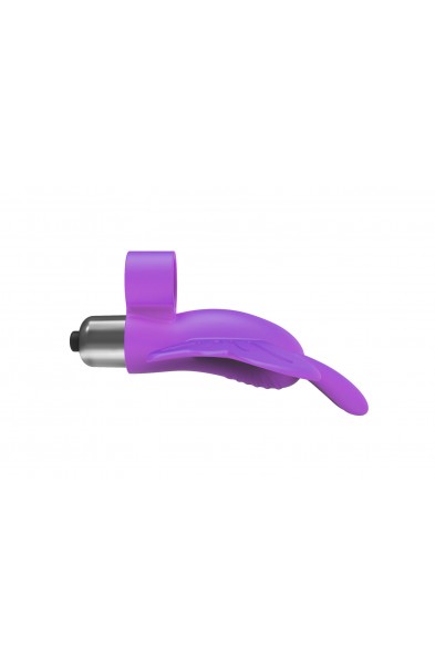 The 9's Flirt Finger Butterfly Finger Vibrator - Purple