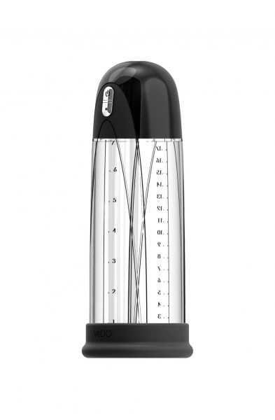 Pump Rechargeable Vacuum Penis - Just Black