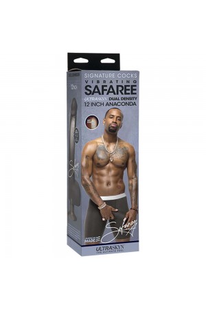 Signature Cocks - Safaree Samuels Anaconda - 12  Inch Ultraskyn Cock With Removable Vul Suction  Cup