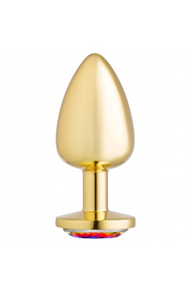 Cloud 9 Novelties Anal Gems Jeweled Gold Chromed - Large