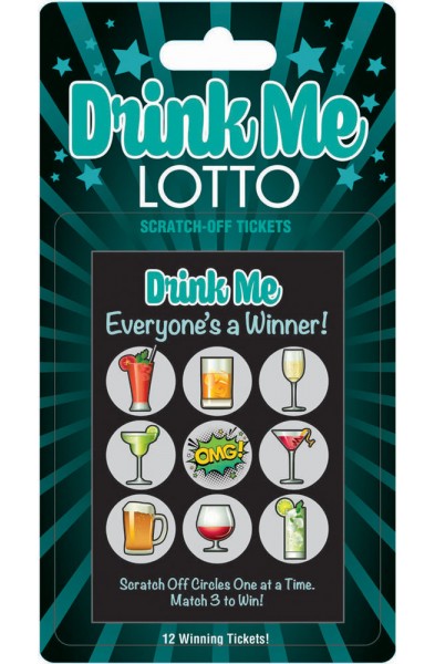 Drink Me Lotto 12 Winning Tickets!