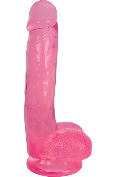 Lollicock 7 Inch Slim Stick With Balls - Cherry Ice