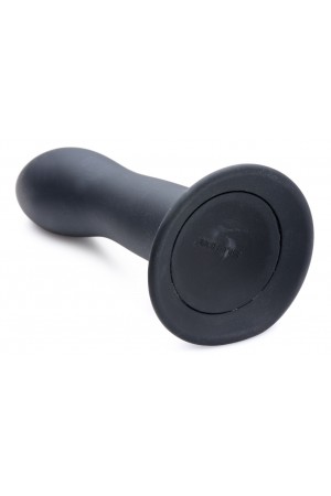 Squeezable Slender Dildo - Black