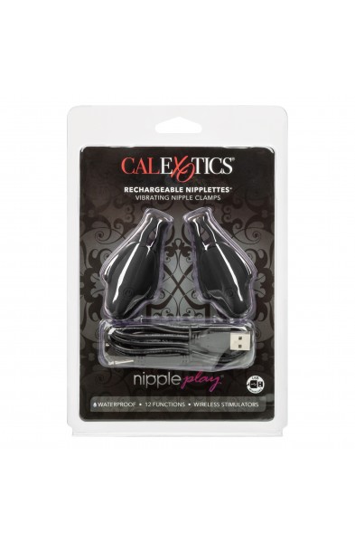 Nipple Play Rechargeable Nipplettes - Black