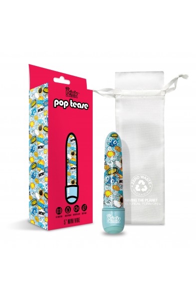 Prints Charming Pop Tease 5 Inch Mini Vibe - Wham Blue