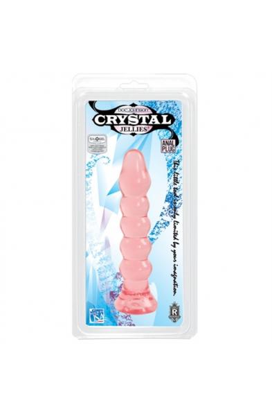 Crystal Jellie Anal Plug - Pink