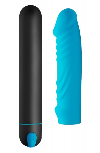 Xl Bullet and Ribbed Sleeve - Blue