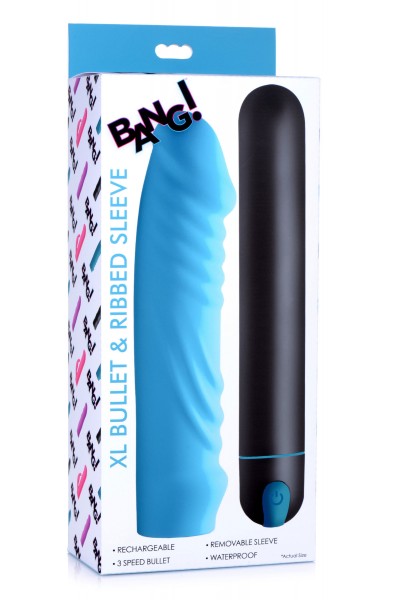 Xl Bullet and Ribbed Sleeve - Blue