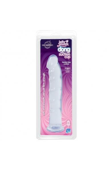 Juicy Jewels - Dong With Suction Cup - Clear