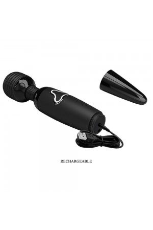 Pretty Love Body Wand With Led Light - Black