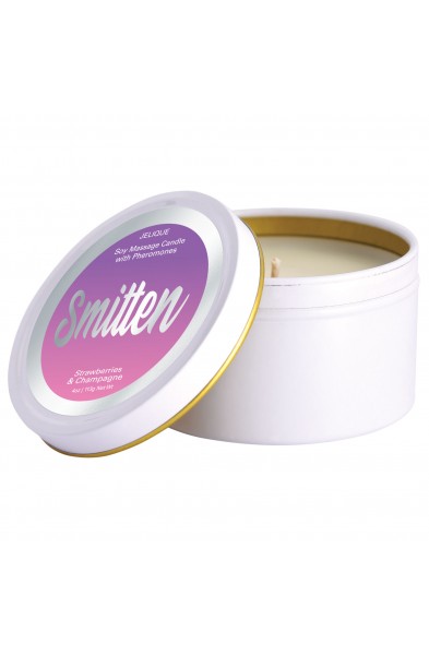 Mood Candle - Smitten - Strawberry and Champagne - 4 Oz. Jar