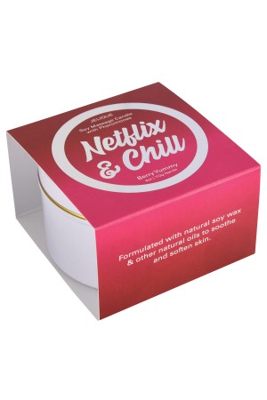 Massage Candle - Netflix and Chill - Berry Yummy - 4 Oz. Jar