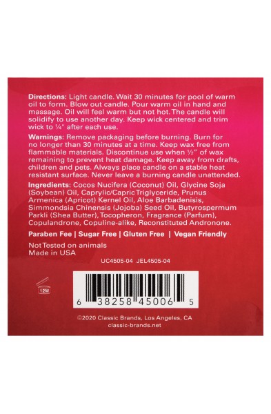 Massage Candle - Netflix and Chill - Berry Yummy - 4 Oz. Jar