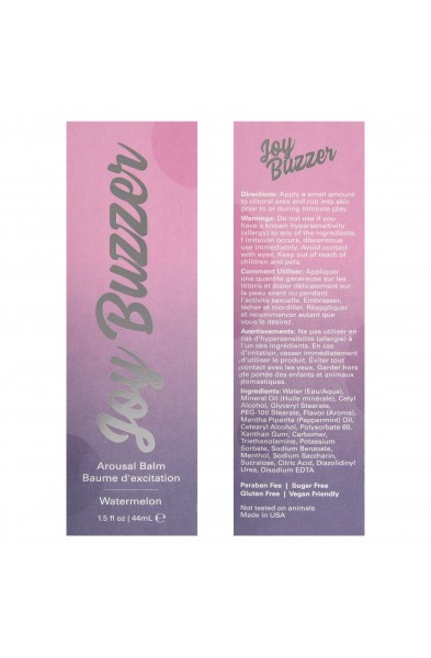 Joy Buzzer - Watermelon - 1.5 Fl. Oz./ 44ml