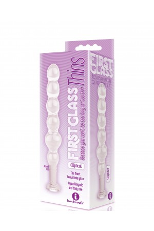 The 9's Glass Thins - Elliptical Glass Plug