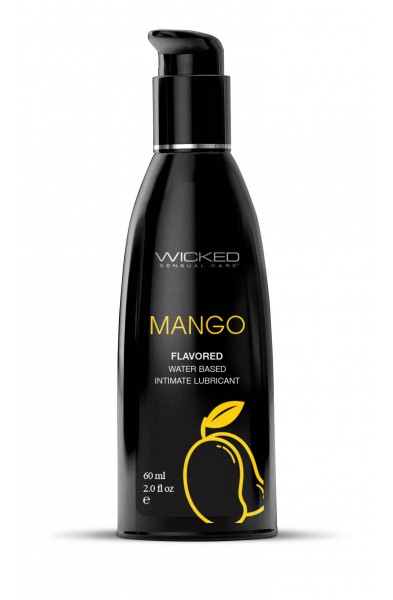 Aqua Mango Flavored Water Based Intimate Lubricant - 2 Fl. Oz.