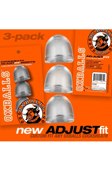 Cocksheath Adjustfit 3 Pack Bullet Inserts