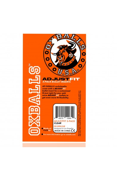 Cocksheath Adjustfit 3 Pack Bullet Inserts