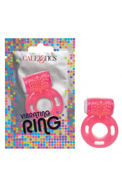 Foil Pack Vibrating Ring - Pink