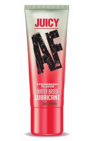 Juicy Af - Strawberry Water Based Lubricant - 2 Oz
