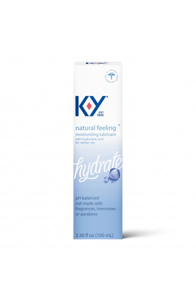 K-Y Natural Feeling Lube With Hyaluronic Acid -  3.38  Fl Oz / 100 ml