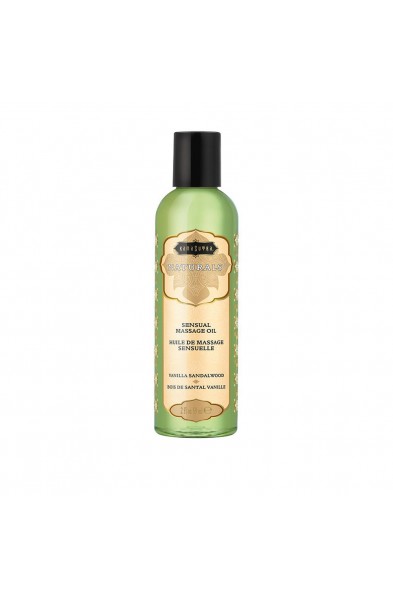 Naturals Massage Oil - Vanilla Sandalwood - 2 Fl  Oz (59 ml)