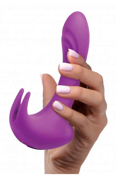 12x Lux Rocker Pulsing and Vibrating G-Spot Rabbit - Pink