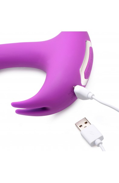 12x Lux Rocker Pulsing and Vibrating G-Spot Rabbit - Pink