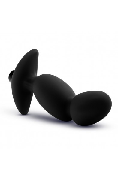 Anal Adventures- Platinum - Silicone Vibrating  Prostate Massager 04-Black