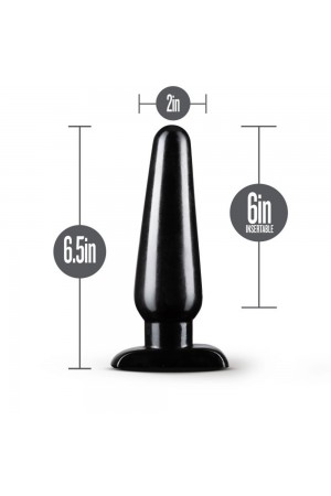 Anal Adventures - Basic Anal Plug - Large - Black