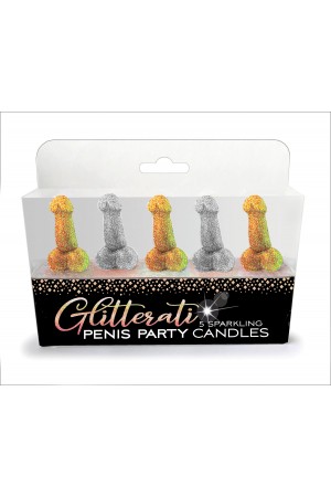 Glitterati Penis Party Candles