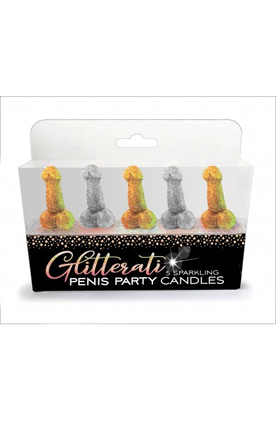 Glitterati Penis Party Candles
