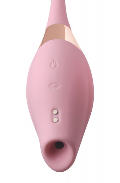 Shegasm 8x Tandem Plus Silicone Suction Clit  Stimulator and Egg