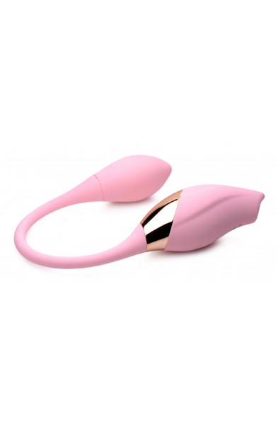 Shegasm 8x Tandem Plus Silicone Suction Clit  Stimulator and Egg