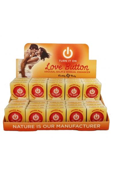 Love Button Arousal Balm - 30 Piece P.O.P. Display