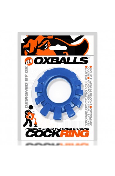 Cock-Lug Lugged Cockring -  Marine Blue