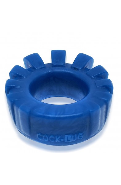 Cock-Lug Lugged Cockring -  Marine Blue