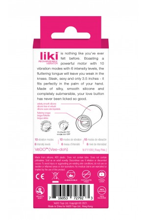 Liki Rechargeable Flicker Vibe - Foxy Pink