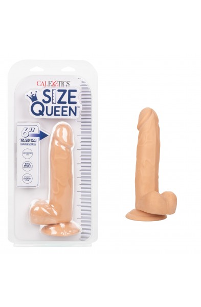 Size Queen 6 inch/15.25 Cm - Ivory