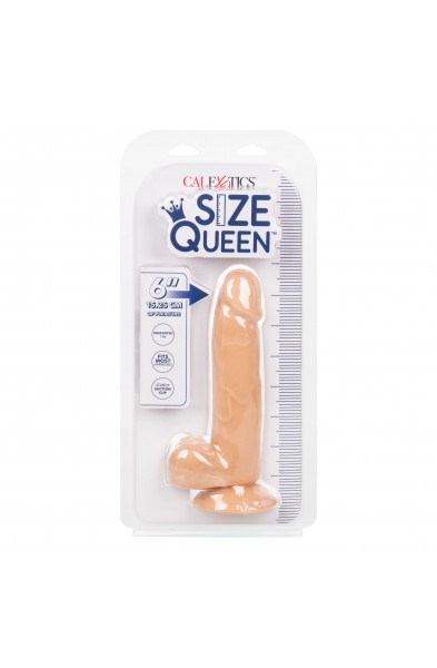 Size Queen 6 inch/15.25 Cm - Ivory