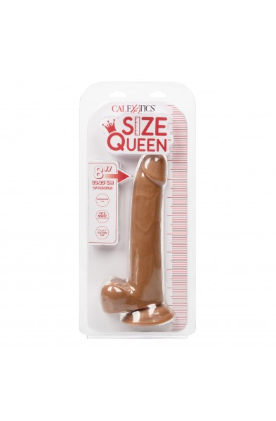 Size Queen 8 inch/20.25 Cm - Brown